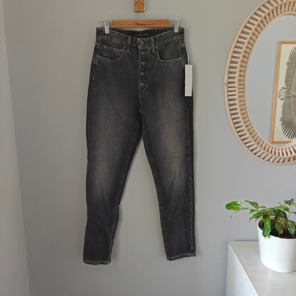 NWT Joe’s Jeans x WeWoreWhat Danielle High Rise Straight Jeans 26 Gray